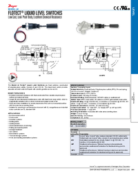 Thumbnail of document Data Sheet - L8 FLOTECT Liquid Level Switch